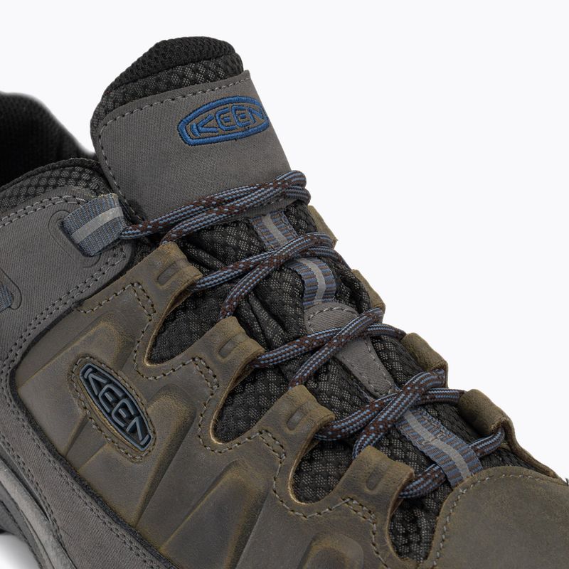 KEEN Targhee III WP scarpe da trekking da uomo grigio acciaio/blu capitano 7