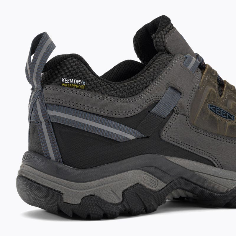 KEEN Targhee III WP scarpe da trekking da uomo grigio acciaio/blu capitano 9