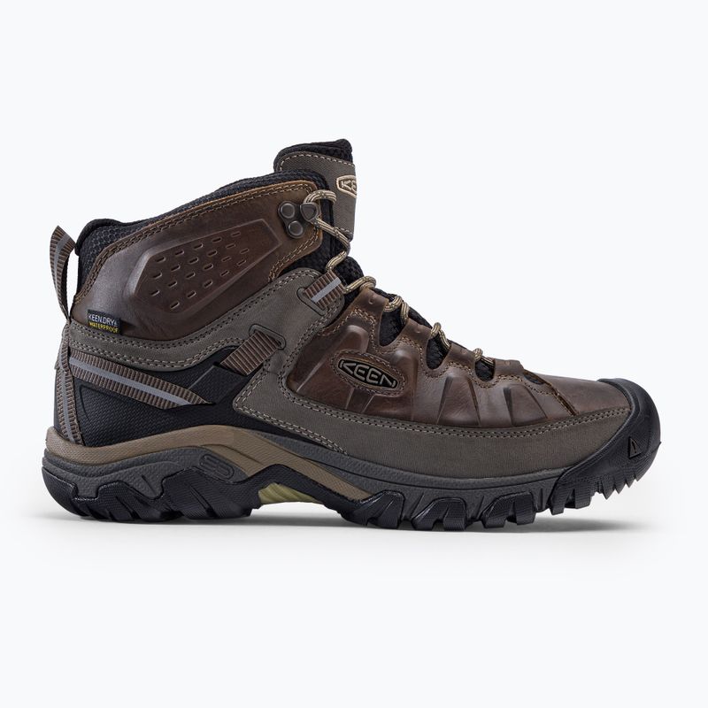 Scarpe da trekking da uomo KEEN Targhee III Mid WP bungee cord / nero 2