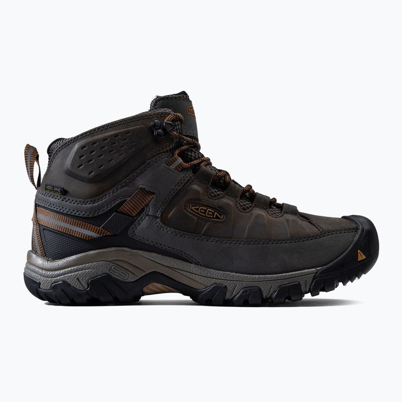 KEEN Targhee III Mid WP - Stivali da trekking da uomo nero oliva/marrone dorato 2