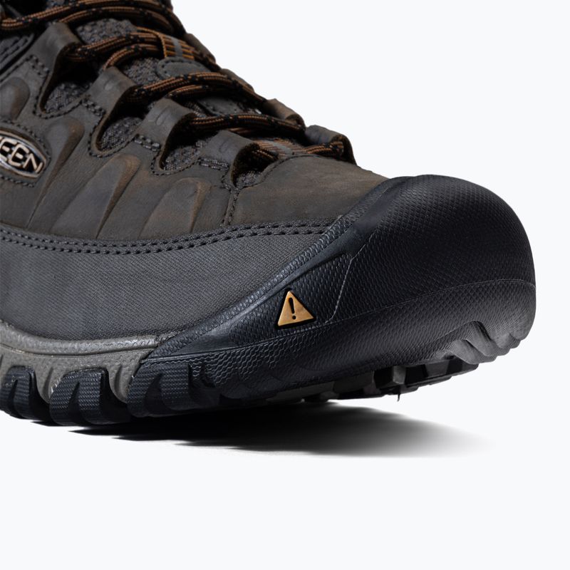 KEEN Targhee III Mid WP - Stivali da trekking da uomo nero oliva/marrone dorato 7