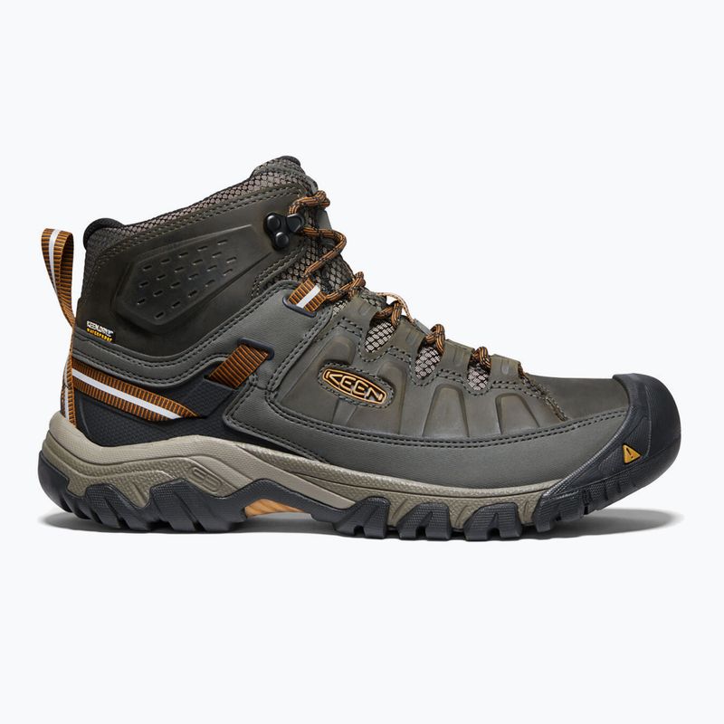 KEEN Targhee III Mid WP - Stivali da trekking da uomo nero oliva/marrone dorato 9
