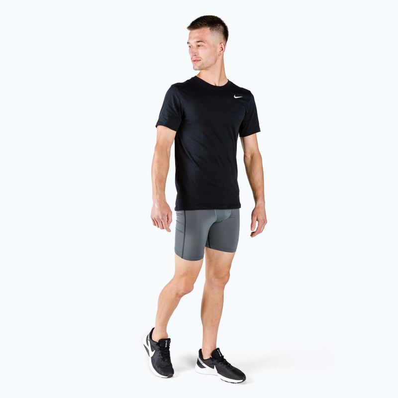 Maglietta da allenamento Nike Dri-Fit da uomo, bianco/nero 2