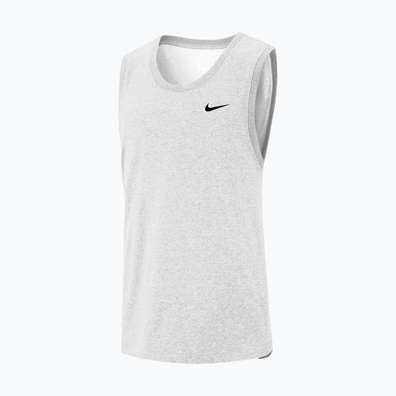 Maglietta da allenamento da uomo Nike Dri-Fit TT dark grey heather/black 5