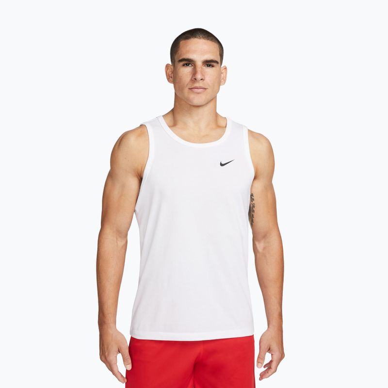 Maglietta da allenamento da uomo Nike Dri-Fit TT white/black
