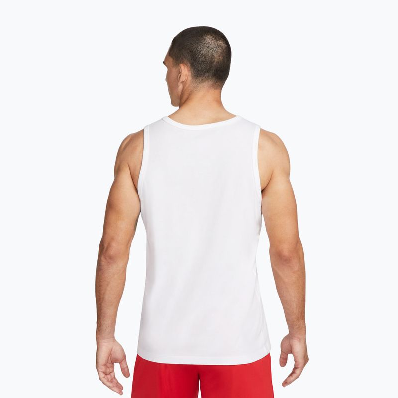 Maglietta da allenamento da uomo Nike Dri-Fit TT white/black 3