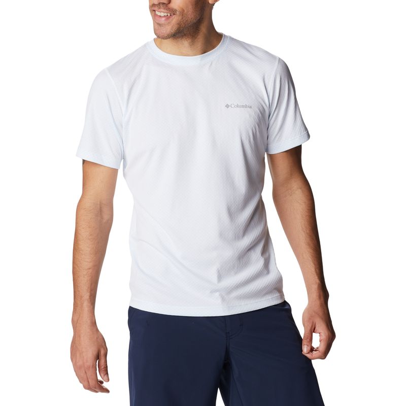 Columbia Zero Rules - Camicia da trekking da uomo, bianco