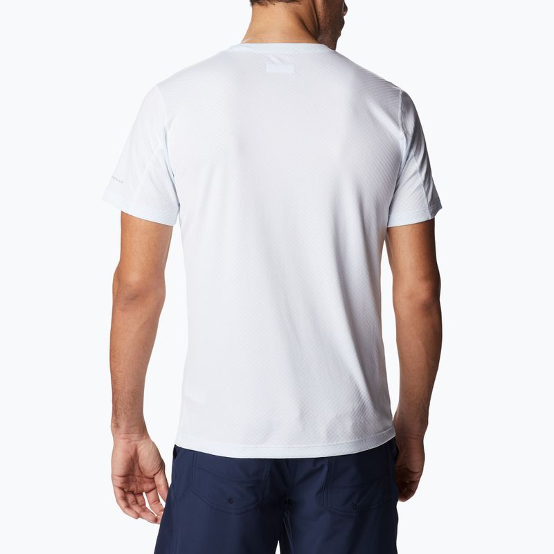 Columbia Zero Rules - Camicia da trekking da uomo, bianco 10