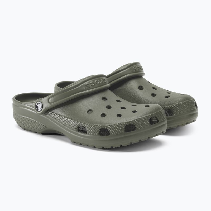 Infradito Crocs Classic dusty olive da uomo 5