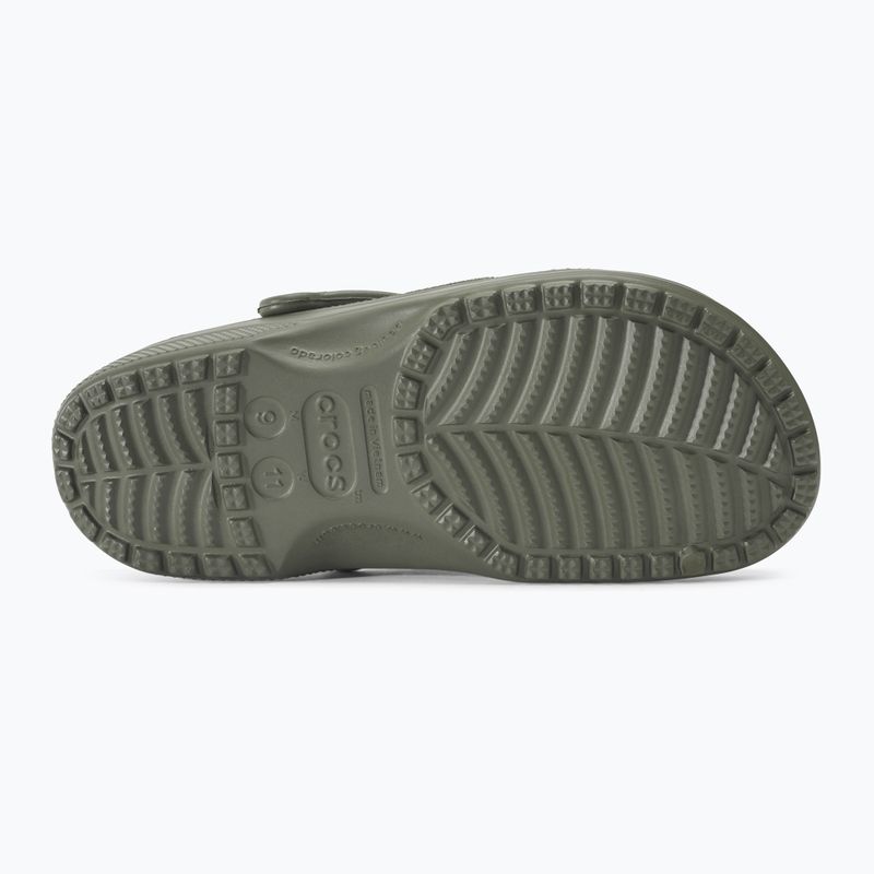 Infradito Crocs Classic dusty olive da uomo 6
