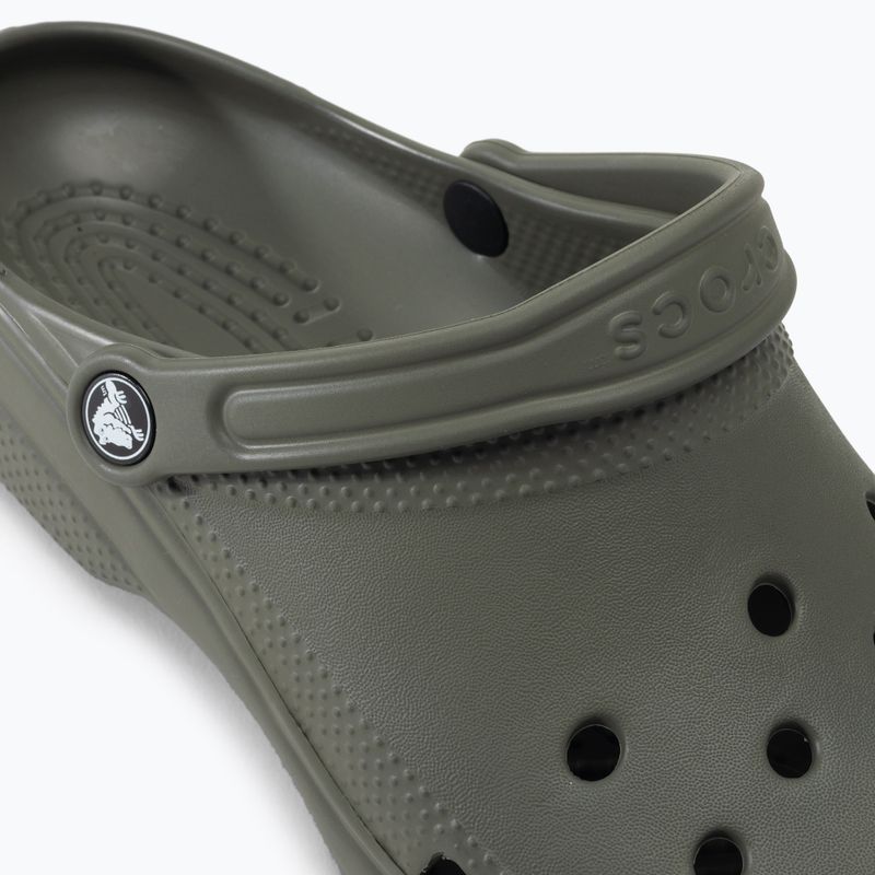Infradito Crocs Classic dusty olive da uomo 9