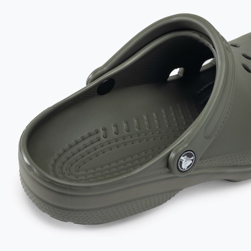 Infradito Crocs Classic dusty olive da uomo 10