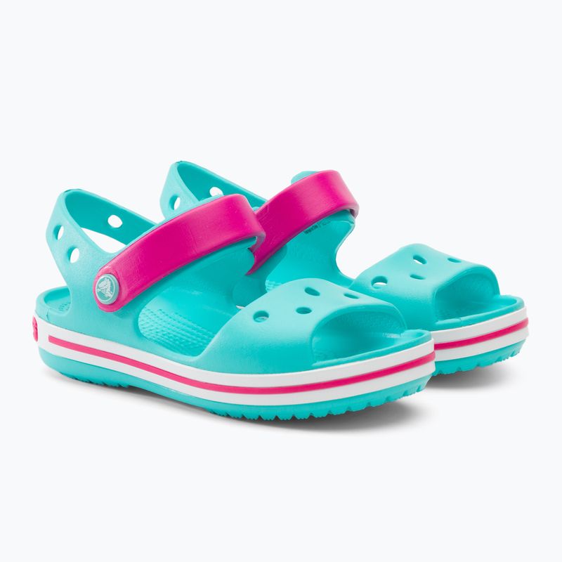 Crocs Crockband Bambini Sandali piscina/rosa confetto 4