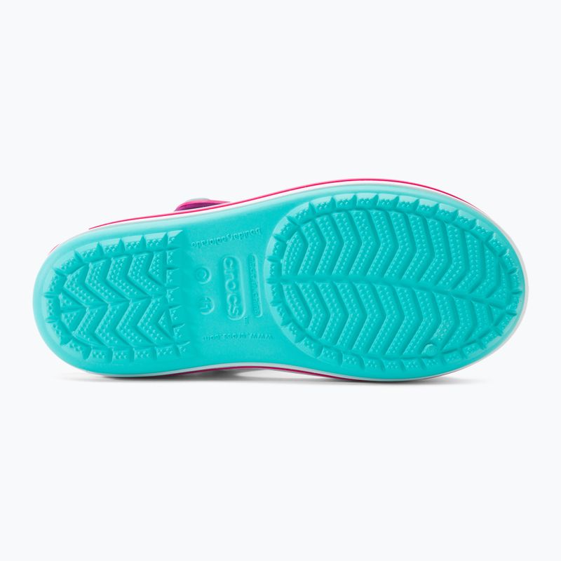 Crocs Crockband Bambini Sandali piscina/rosa confetto 5