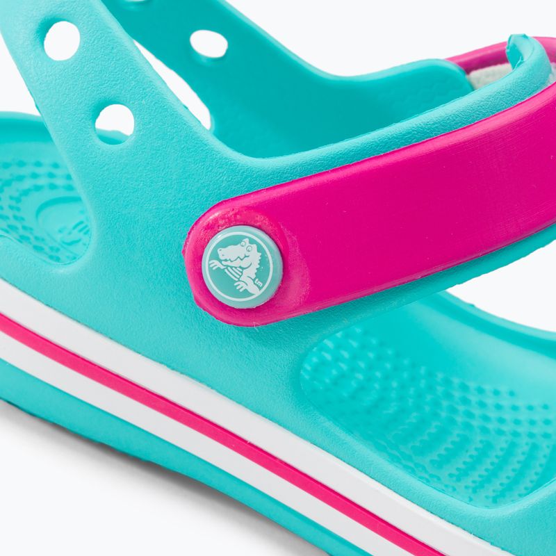Crocs Crockband Bambini Sandali piscina/rosa confetto 8