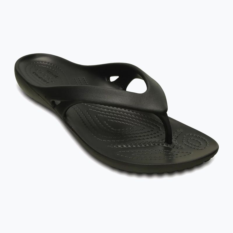Infradito Crocs Kadee II da donna, nero 8