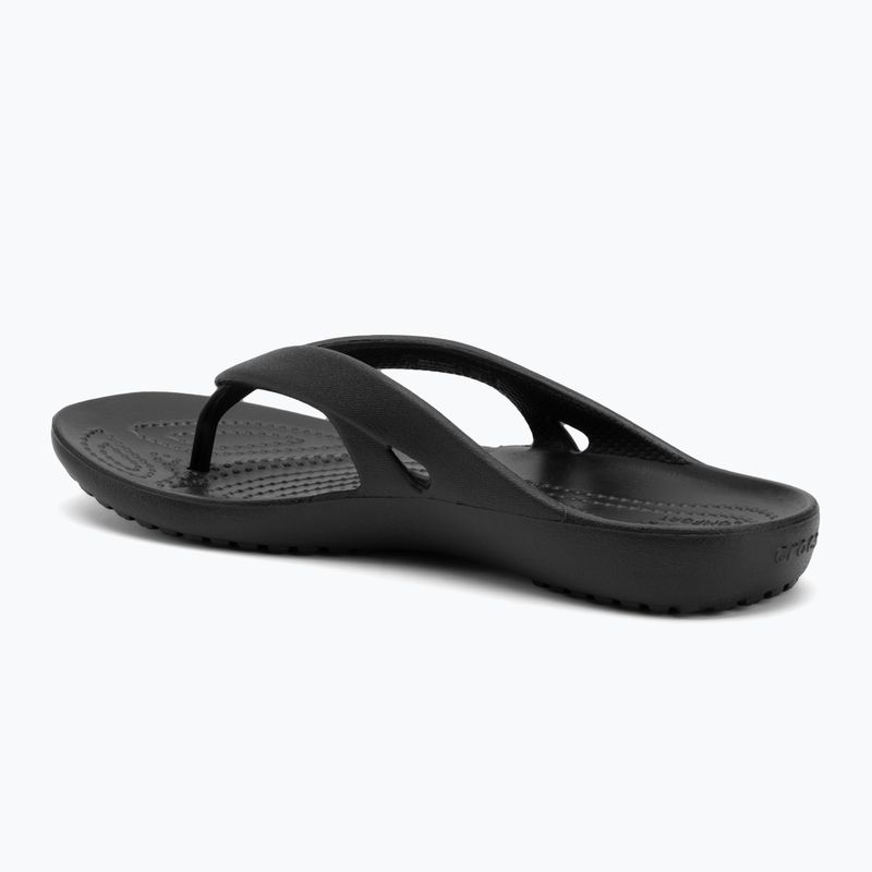 Infradito Crocs Kadee II da donna, nero 3