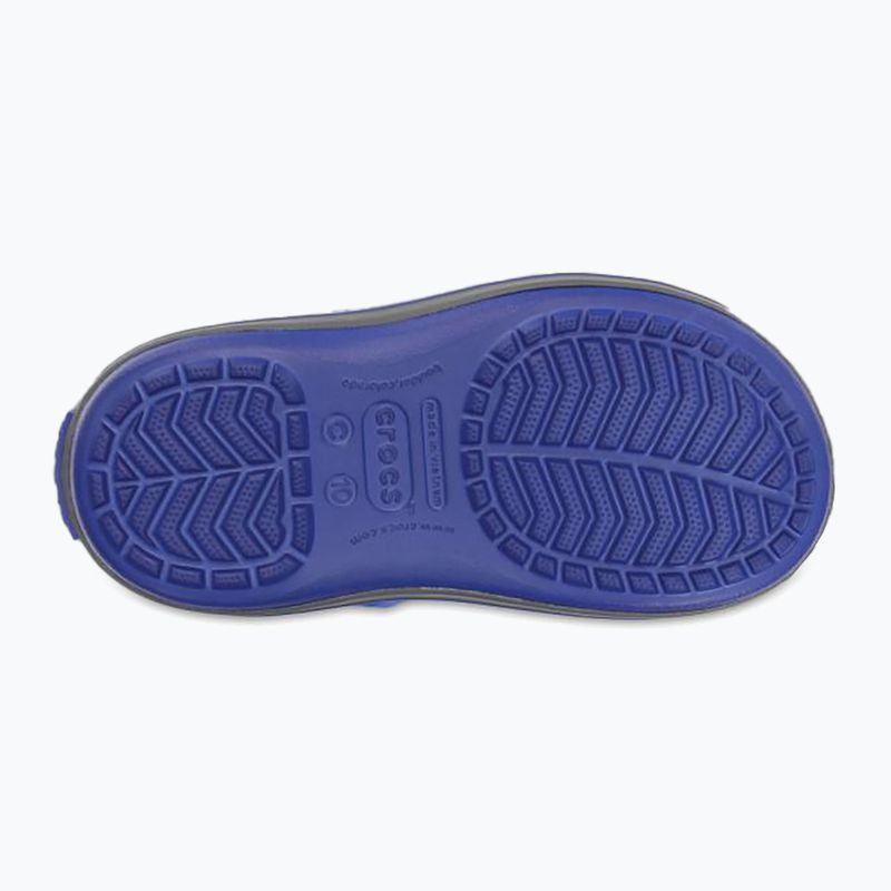 Crocs Winter Puff Bambini stivali da neve blu ceruleo/grigio chiaro 4