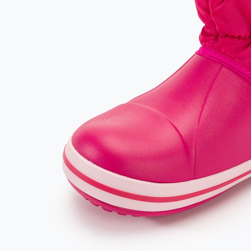 Crocs Winter Puff Bambini stivali da neve rosa confetto 7