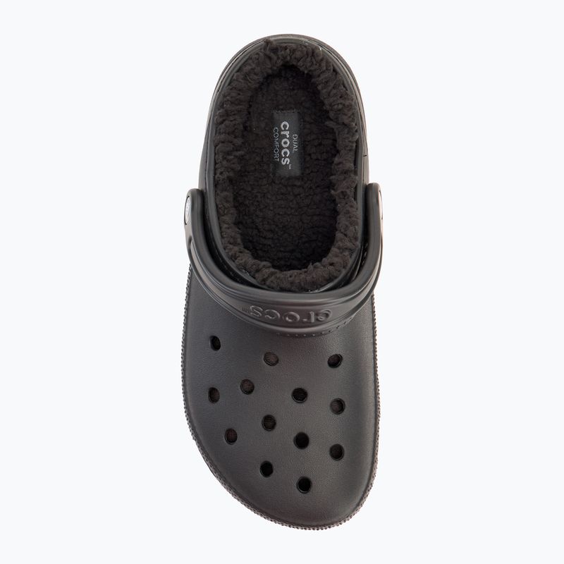 Crocs Classic Clog foderato Ciabatte nero/nero 6