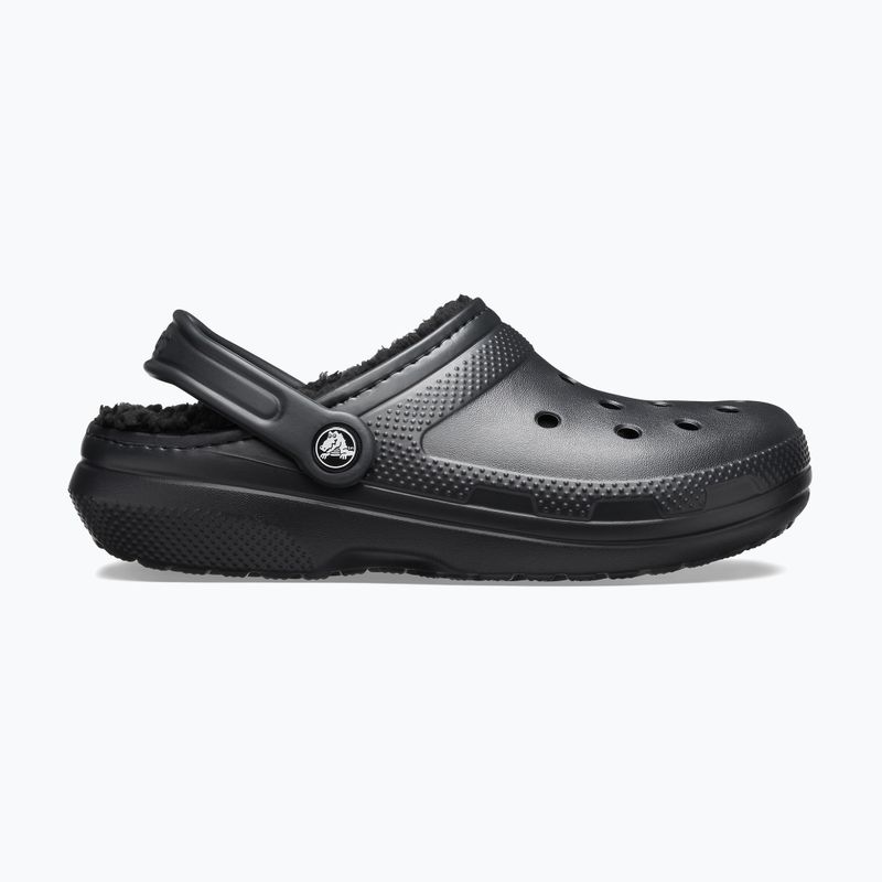 Crocs Classic Clog foderato Ciabatte nero/nero 10