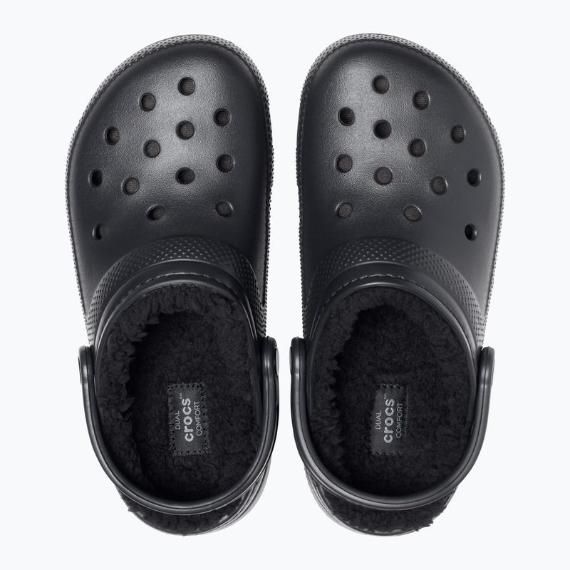 Crocs Classic Clog foderato Ciabatte nero/nero 13