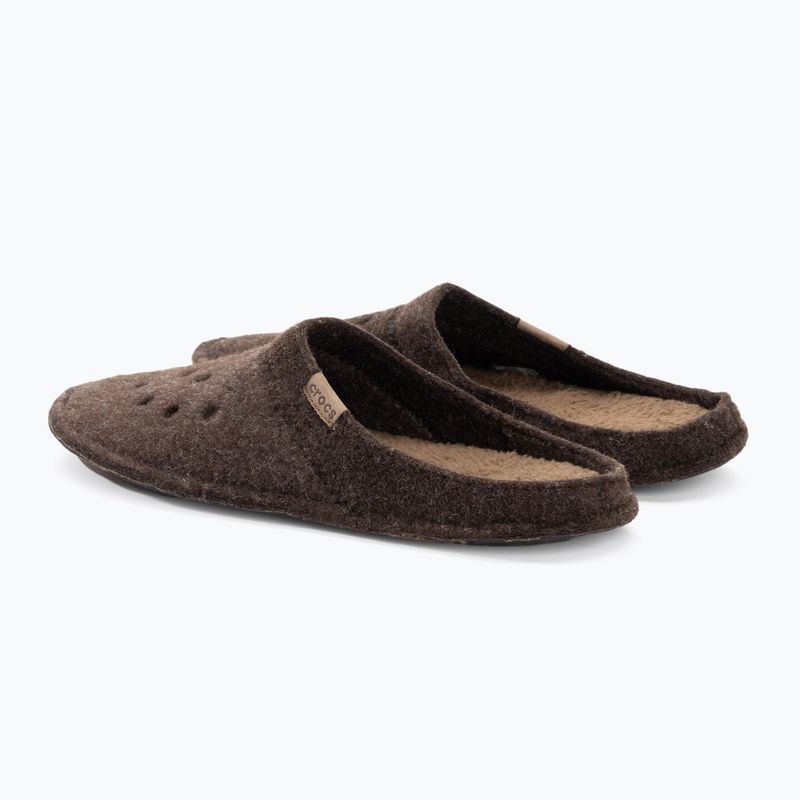Pantofole Crocs Classic Slipper espresso/noce 3