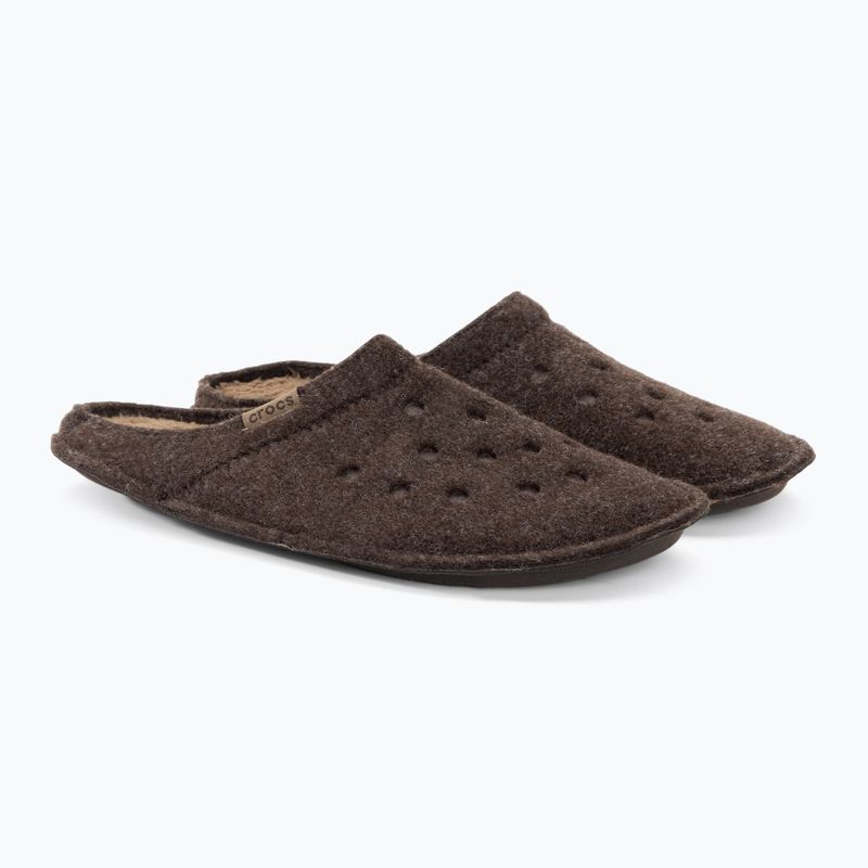 Pantofole Crocs Classic Slipper espresso/noce 4