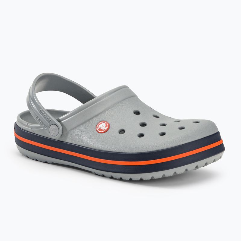 Crocs Crocband infradito grigio chiaro/navy 2