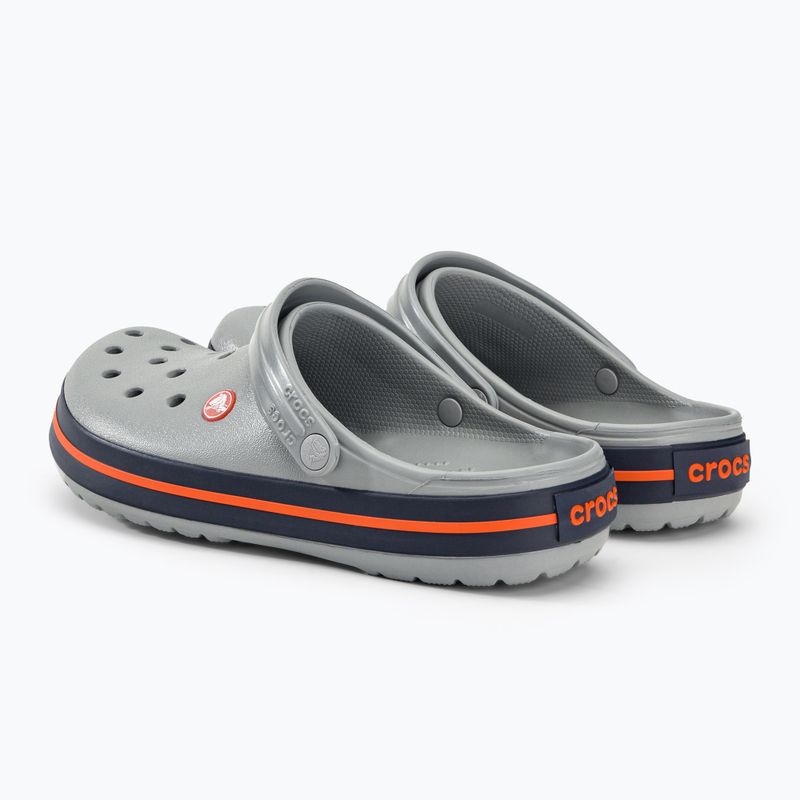 Crocs Crocband infradito grigio chiaro/navy 4
