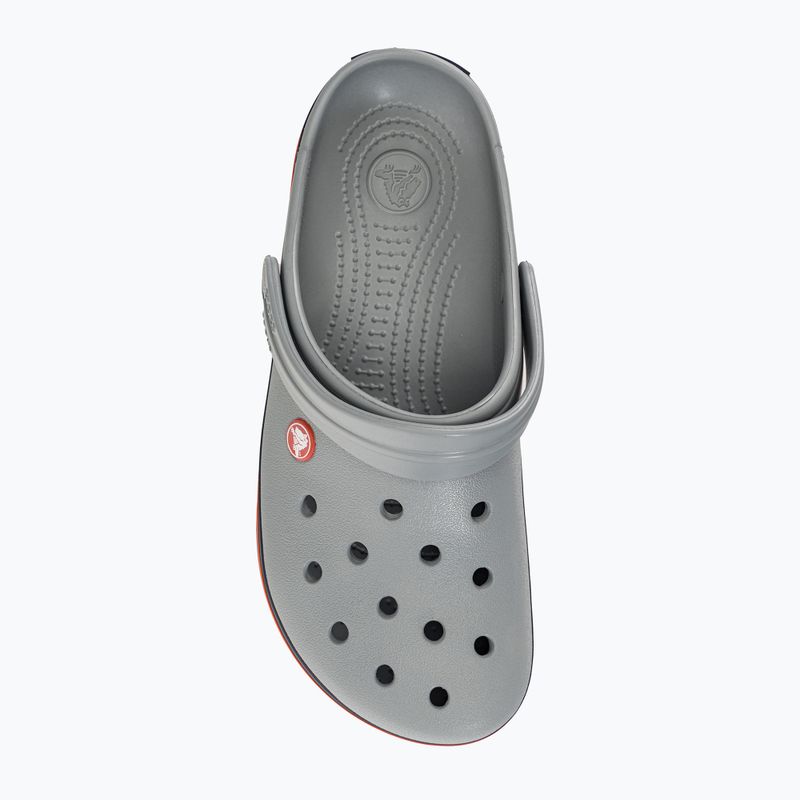 Crocs Crocband infradito grigio chiaro/navy 7