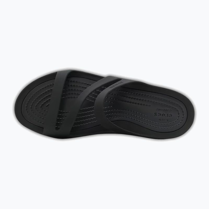 Crocs Swiftwater Sandal W nero/nero 203998-060 infradito 4