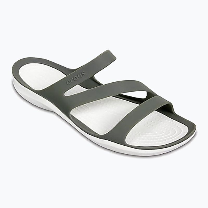 Ciabatte Crocs Swiftwater Sandal W fumo/bianco da donna 8