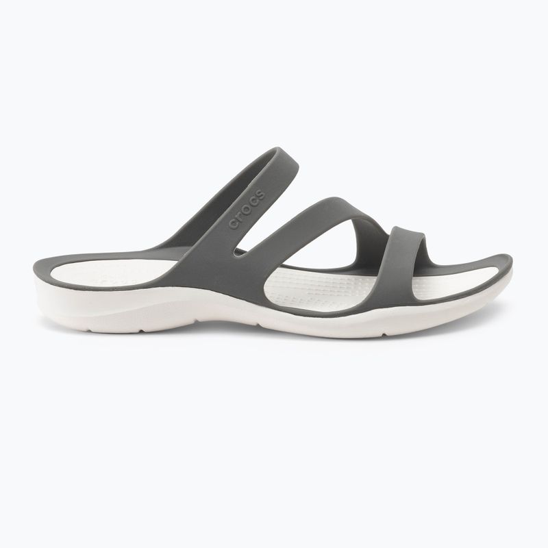 Ciabatte Crocs Swiftwater Sandal W fumo/bianco da donna 2