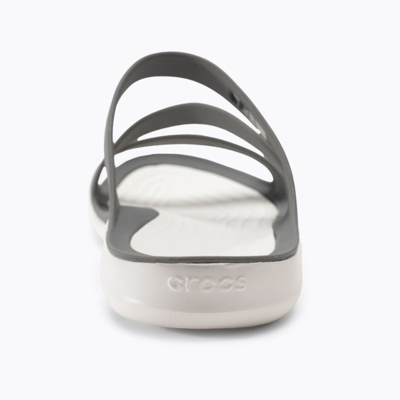 Ciabatte Crocs Swiftwater Sandal W fumo/bianco da donna 6