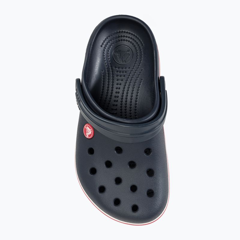 Crocs Crocband Clog Ciabatte per bambini navy/rosso 6