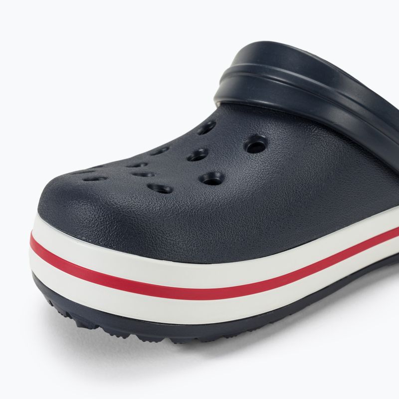 Crocs Crocband Clog Ciabatte per bambini navy/rosso 8