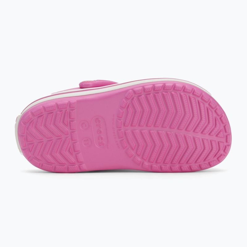 Crocs Crocband Clog Infradito per bambini rosa party 5