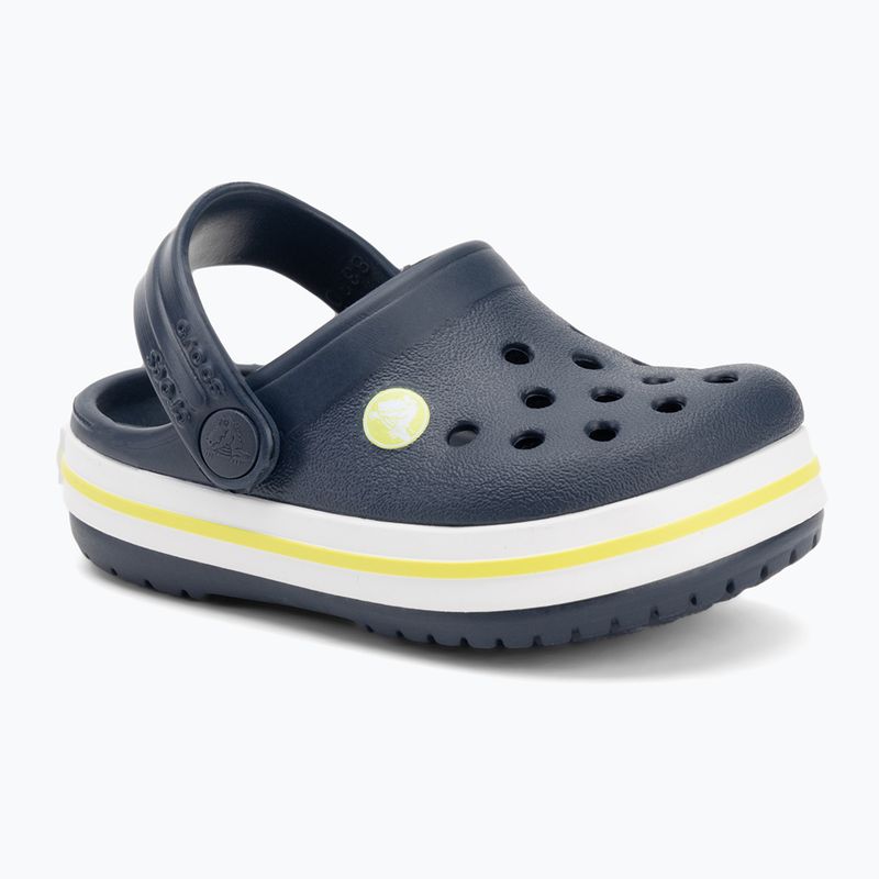 Crocs Crocband Clog Infradito per bambini navy/citrus 2