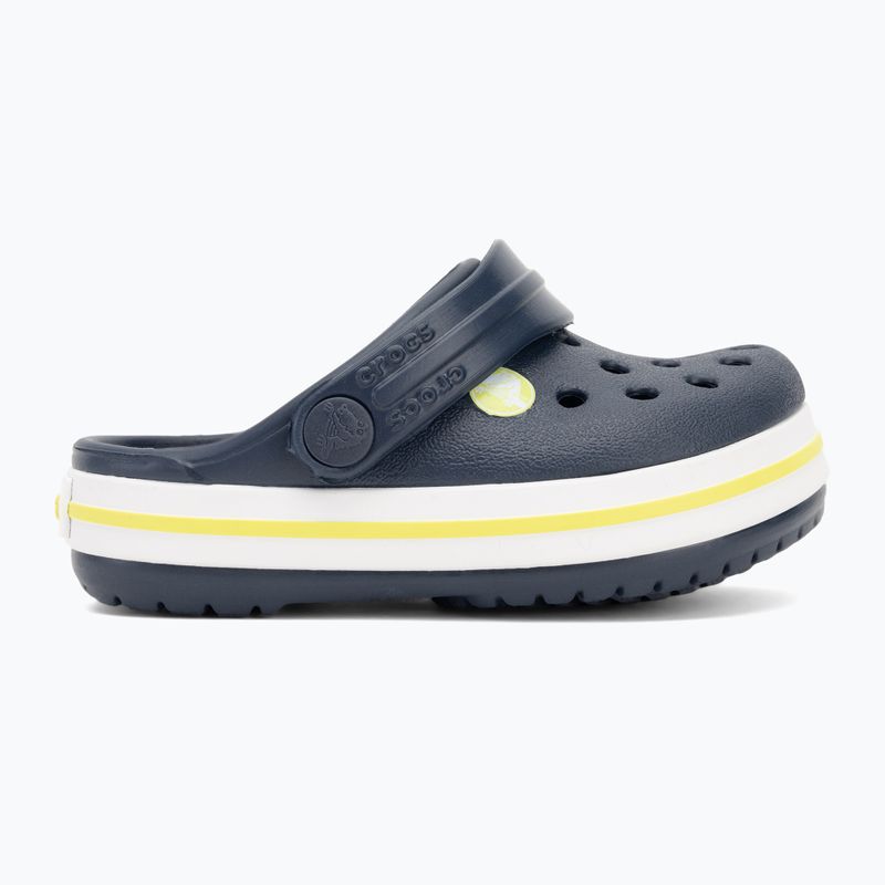 Crocs Crocband Clog Infradito per bambini navy/citrus 3