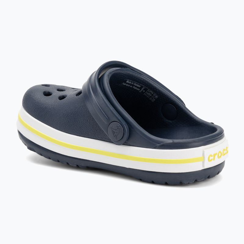 Crocs Crocband Clog Infradito per bambini navy/citrus 4