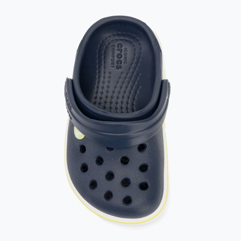 Crocs Crocband Clog Infradito per bambini navy/citrus 6