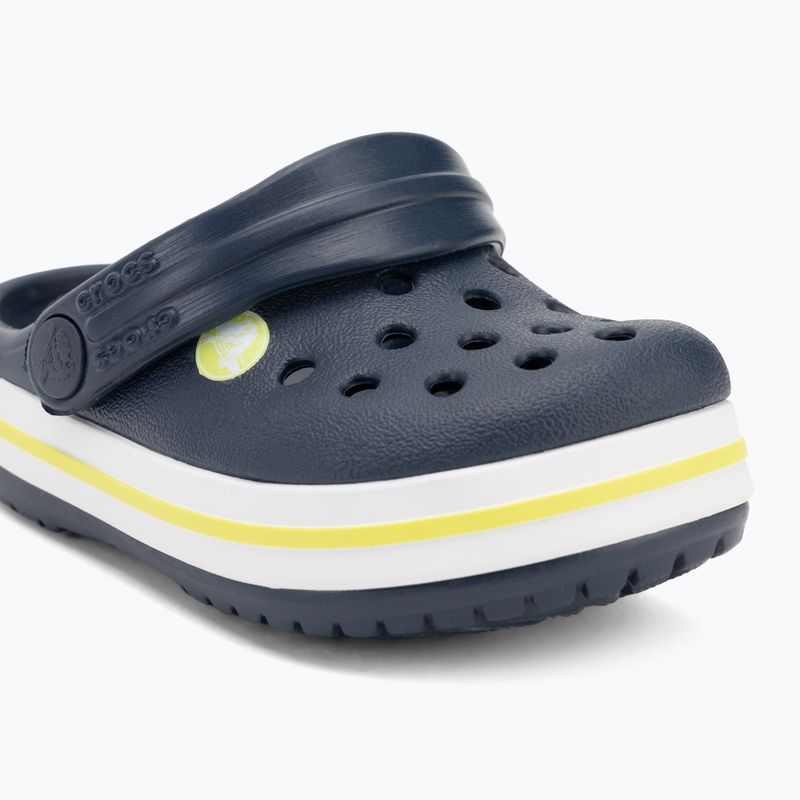 Crocs Crocband Clog Infradito per bambini navy/citrus 8