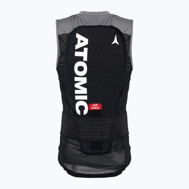 Gilet Atomic Live Shield da uomo nero/grigio 2