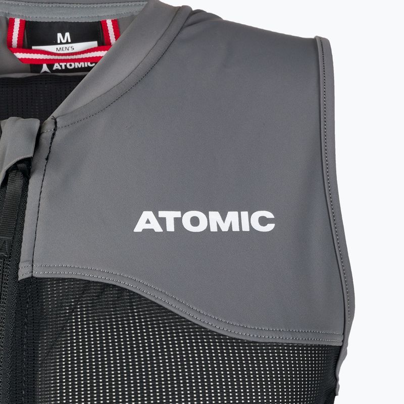 Gilet Atomic Live Shield da uomo nero/grigio 3