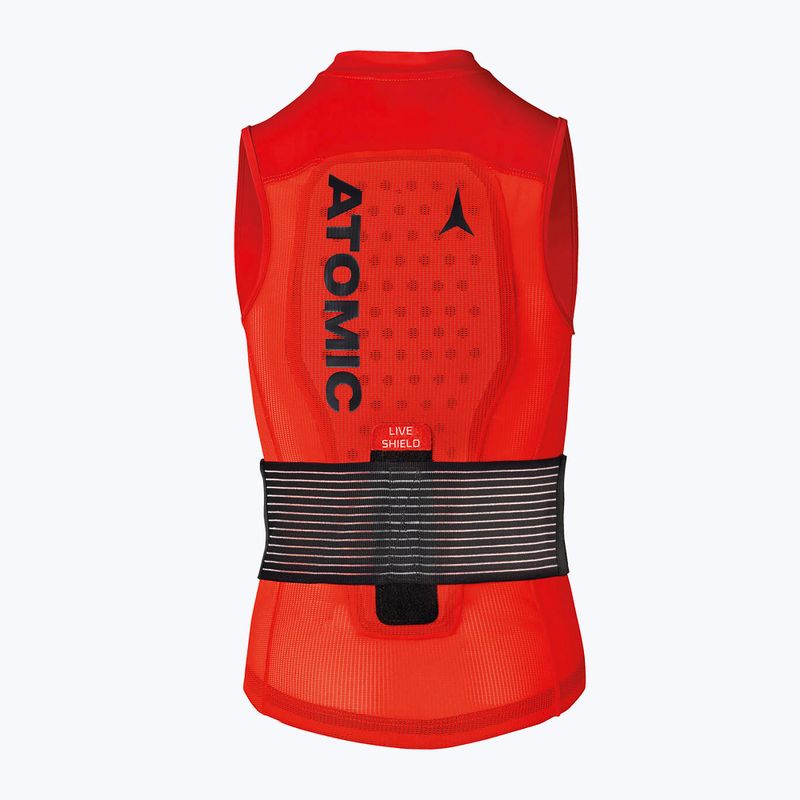 Gilet Atomic Live Shield da bambino JR rosso 9