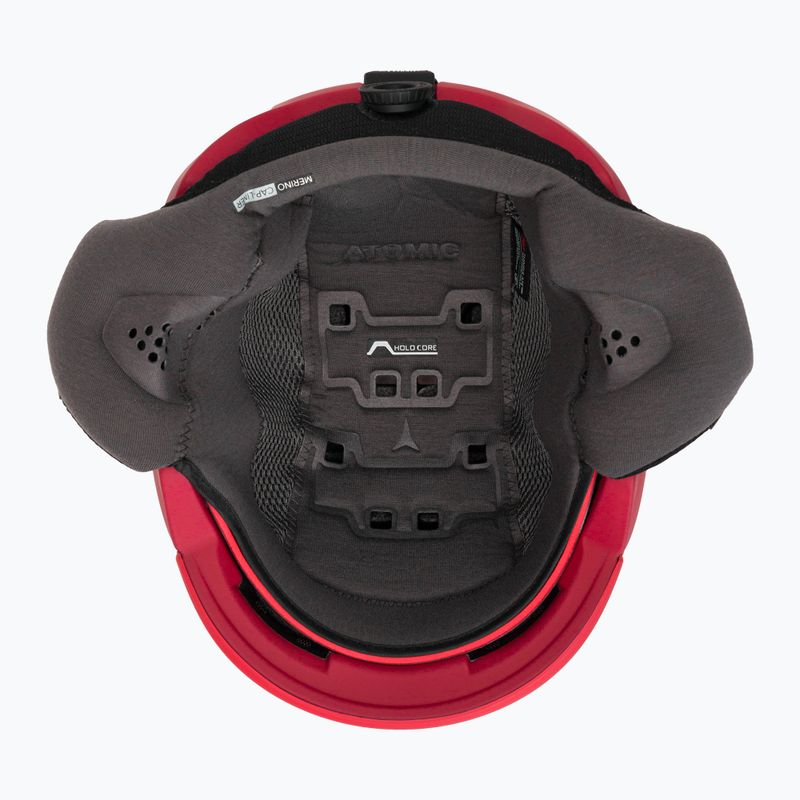 Casco da sci da uomo Atomic Revent + LF rosso 5