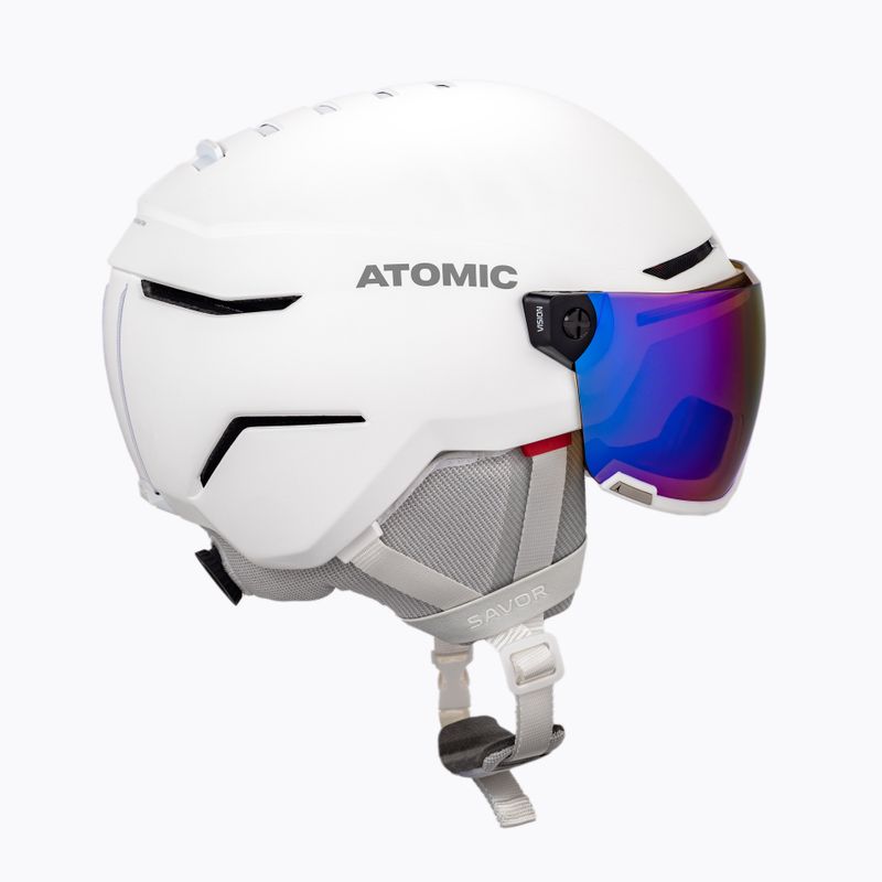Casco da sci Atomic Savor Visor Stereo bianco erica 4