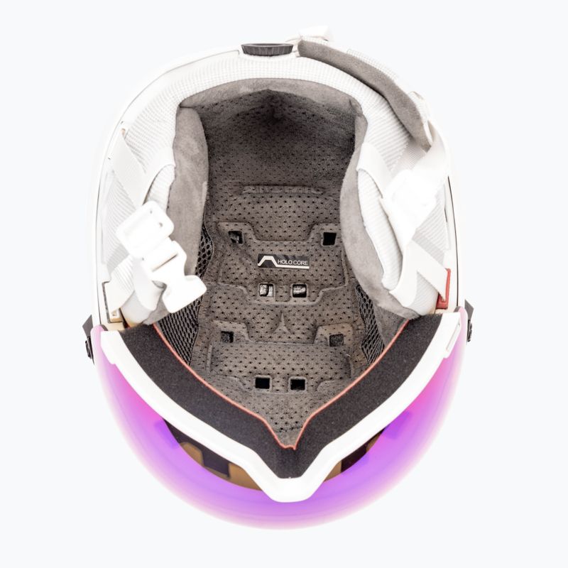 Casco da sci Atomic Savor Visor Stereo bianco erica 5