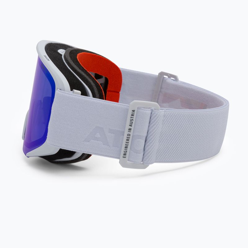 Occhiali da sci Atomic Savor Stereo bianco/blu stereo 4